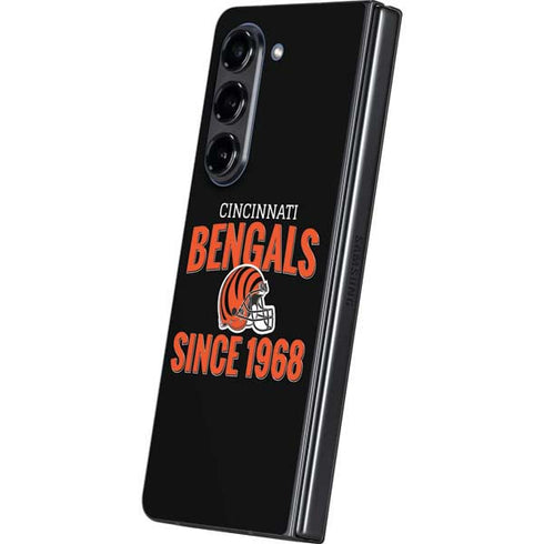 NFL Cincinnati Bengals Helmet Galaxy Z Fold5 5G Skin